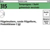 Reyher  315 Flügelmuttern TG M5 verzinkt runde Form (100 Produktbild-Vorschau 1