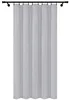 A gray curtain hanging from a curtain rod. Produktbild-Vorschau