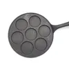 KitchenCraft KCBLINIS Gusseisen Sieben-Loch-Blinis-Pfanne Produktbild-Vorschau 3