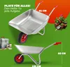 GARDEBRUK® Schubkarre Scheibtruhe Bauschubkarre 80L Produktbild-Vorschau 7