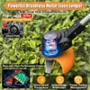 Akku-Rasentrimmer mit 2X21V Akku&Ladegerät, 26 Klingen, Produktbild-Vorschau 2