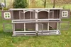 XXL Kleintierstall Murmel taupe 211x52x107 cm Produktbild-Vorschau 4