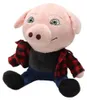 John Pork Kuscheltier Plüsch 21cm Schwein Plüschtier Puppe Produktbild-Vorschau 3