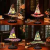 Halloween-heksenhoed lamp – 30 cm, warmwitte LED, USB, Productafbeelding-voorbeeld 2