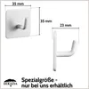 DEKAZIA® 8 Klebehaken Bad | Wandhaken grau beige milk Produktbild-Vorschau 5