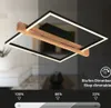 LED Deckenlampe Holz LED Deckenleuchte Wohnzimmer Dimmbar Produktbild-Vorschau 3