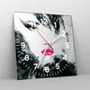 Wanduhr - Quadrat - Glasuhr - Frau Abstraktion - 30x30cm - Produktbild-Vorschau 4