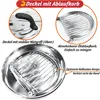 304 Edelstahl Fritteuse mit Thermometer & Abtropfgitter – Produktbild-Vorschau 6