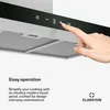KlarsteinDigestoř CurveVent, 700 m³/h, Touch, LED, 110 W, Náhled obrázku produktu 5
