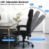 HOFFREE Massage-Bürostuhl mit Wärme & 7 Vibrationspunkten, Produktbild-Vorschau 4