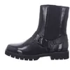 Högl Stiefelette schwarz Lack Biker-Boots 18cm Schafthöhe Produktbild-Vorschau 7