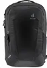 A black Deuter backpack is shown from the front against a white background. Anteprima dell’immagine prodotto