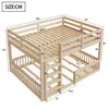 Letto a castello Flieks 160x200 cm con scala, letto a terra Anteprima dell’immagine prodotto 4