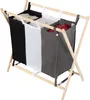 Kosz na bieliznę z 3 przegrodami, 75 x 40 x 72 cm Podgląd zdjęcia produktu 3