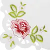 Tischdecke mit Stickerei, mit Blumen oder Schmetterlingen Produktbild-Vorschau 2
