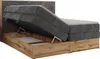 MKS MEBLE Boxspringbett WOOD CLASSIC KING, Doppelbett mit Produktbild-Vorschau 6