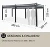 Blumfeldt Pavillon 3x4m, Rostfreier Metall-Pavillon mit Produktbild-Vorschau 4