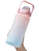 BPA-freie 2000ml Sportflasche PC für Wasser Getränke robust Produktbild-Vorschau 5