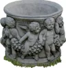 Steinfiguren Horn Pflanztopf mit Engelsmotiven aus Produktbild-Vorschau 1