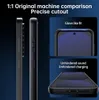 Marketing image showing a phone case and screen protector with feature callouts. Produktbild-Vorschau