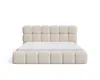 Makavo Polsterbett Teddy 160x200 Beige Bouclé Stoffbett mit Produktbild-Vorschau 8