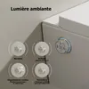 Close-up of a toilet's control panel with different lighting modes illustrated. Podgląd zdjęcia produktu