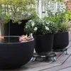 Relaxdays Pflanzenroller, ausziehbarer Blumenroller, Ø 40 - Produktbild-Vorschau 5