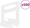 vidaXL Nivelačný systém pre obkladačky 250 klinov 500 Náhľad obrázku produktu 3