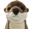 A close-up studio shot of a stuffed otter toy. Podgląd zdjęcia produktu