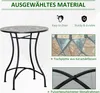 Outsunny Gartentisch Mosaiktisch rund Bistrotisch Produktbild-Vorschau 6
