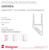 STEIGNER Magnetduschdichtungen UKM04 201 cm (2 Stk.) - Set Produktbild-Vorschau 2