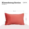 Samt Kissenbezug Kissenhülle koralle Produktbild-Vorschau