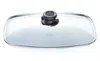 Gastrolux Deluxe Glasdeckel mit Edelstahlring Productafbeelding-voorbeeld 2