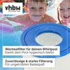 vhbw 12x Filterkartusche Typ VI kompatibel mit Bestway Produktbild-Vorschau 2