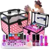 Trousse de maquillage pour enfants et filles, grande Voir les images du produit 1