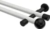 Interdeco Gardinenstange / Vorhangstange Weiß / Schwarz, Produktbild-Vorschau 1