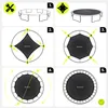 Trampolina ogrodowa XXXL dla dzieci HyperMotion - 487 cm Podgląd zdjęcia produktu 11