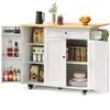 BEALIFE Carrello da cucina con ripiano estraibile, 3 Anteprima dell’immagine prodotto 1