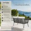 tectake® Garten-Loungesofa Sundo im Rope-Design mit Produktbild-Vorschau 2