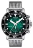Tissot Seastar 1000 Chronograph, zelená a černá, 45,5 mm Náhled obrázku produktu 1