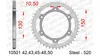 AFAM Kettenrad 10501-45 hinten Stahl Produktbild-Vorschau 1