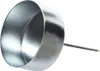 Teelichthalter Adventskranz Metall 4,2cm mit Dorn silber, 4 Produktbild-Vorschau 1