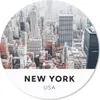 MuchoWow® Mauspad Mousepad New York - Amerika - Luft 20x20 Produktbild-Vorschau 1