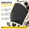 100 feuilles de papier cartonné noir, format DIN A4, 220 Voir les images du produit 3