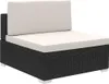 vidaXL 8-tlg. Garten-Lounge-Set mit Auflagen Poly Rattan Produktbild-Vorschau 4
