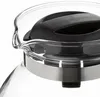 Close-up view of the lid and spout of a glass teapot. Náhľad obrázku produktu