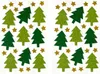 Oblique Unique 50 Weihnachtsbaum Sticker Glitzer Sterne Produktbild-Vorschau 1