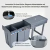 MinteLiv Einbaumülleimer 20L+10L Mülltrennsystem Produktbild-Vorschau 8