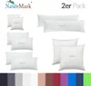 2er Set Kissenbezüge Kissenhüllen 100% Baumwolle 40x40 cm Produktbild-Vorschau 6