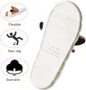 ASKSA Kuh Hausschuhe Uni Cow Slippers Flaumig Pluesch Warme Produktbild-Vorschau 4